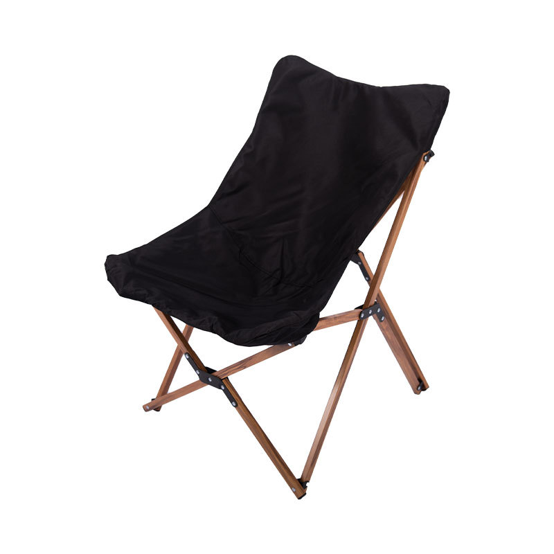 aluminum butterfly folding chair black