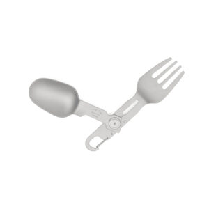 Double Ended Titanium Spork with Clip GKC049